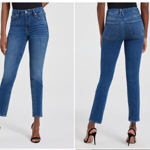 Good American Good Legs Straight High Rise Jeans